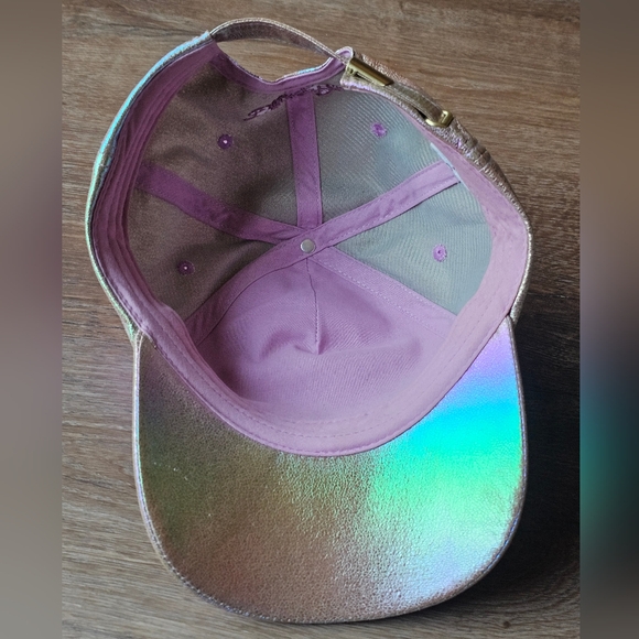 Disney Parks Walt Disney World 50th Anniversary Pink Iridescent Mickey Hat - Picture 11 of 12